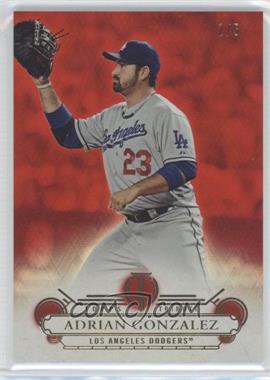 2014 Topps Tribute - [Base] - Red #72 - Adrian Gonzalez /5