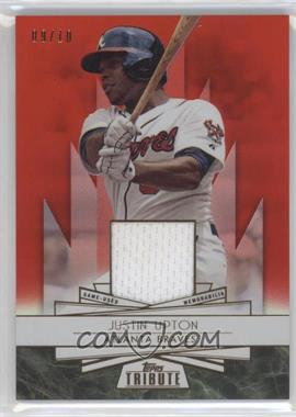 2014 Topps Tribute - Forever Young Relics - Red #FYR-JU - Justin Upton /10