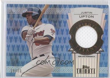 2014 Topps Tribute - Titans Relics - Blue #TTR-JU - Justin Upton /50