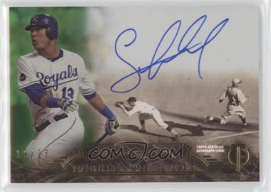 2014 Topps Tribute - Traditions Autographs - Green #TT-SP - Salvador Perez /25