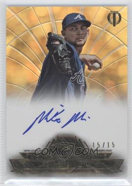 2014 Topps Tribute - to the Pastime Autographs - Gold #TPT-MMI - Mike Minor /15