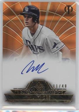 2014 Topps Tribute - to the Pastime Autographs - Orange #TPT-WMY - Wil Myers /40