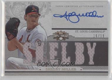 2014 Topps Triple Threads - Autograph Relics #TTAR-SM2 - Shelby Miller /18