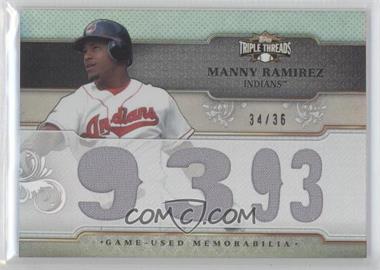 2014 Topps Triple Threads - Relics #TTR-MRA1 - Manny Ramirez /36