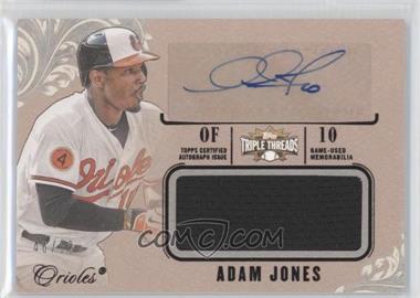 2014 Topps Triple Threads - Unity Autograph Jumbo Relics #UAJR-AJ - Adam Jones /99