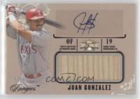 Juan Gonzalez #/99