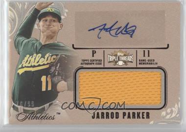 2014 Topps Triple Threads - Unity Autograph Jumbo Relics #UAJR-JPA - Jarrod Parker /99