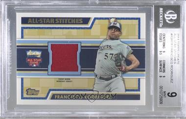 2014 Topps Update Series - All-Star Stitches #ASR-FR - Francisco Rodriguez [BGS 9 MINT]