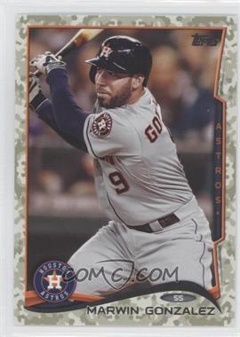 2014 Topps Update Series - [Base] - Camo #US-317 - Marwin Gonzalez /99