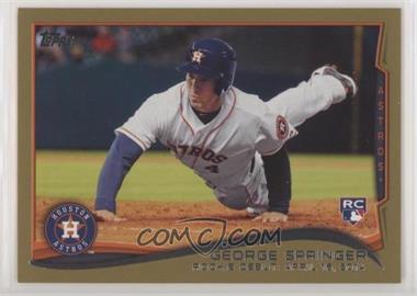 2014 Topps Update Series - [Base] - Gold #US-210 - Rookie Debut - George Springer /2014