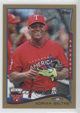 2014 Topps Update Series - [Base] - Gold #US-254 - All-Star - Adrian Beltre /2014