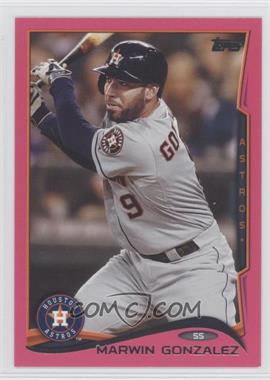 2014 Topps Update Series - [Base] - Pink #US-317 - Marwin Gonzalez /50