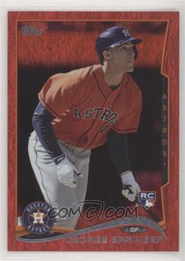 2014 Topps Update Series - [Base] - Red Hot Foil #US-10 - George Springer