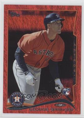 2014 Topps Update Series - [Base] - Red Hot Foil #US-10 - George Springer