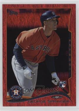 2014 Topps Update Series - [Base] - Red Hot Foil #US-10 - George Springer