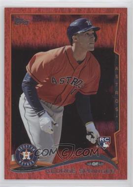 2014 Topps Update Series - [Base] - Red Hot Foil #US-10 - George Springer