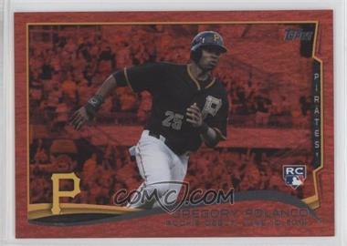 2014 Topps Update Series - [Base] - Red Hot Foil #US-20 - Rookie Debut - Gregory Polanco