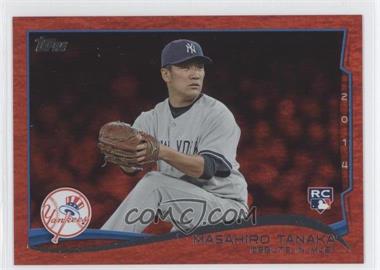 2014 Topps Update Series - [Base] - Red Hot Foil #US-200 - Checklist - Masahiro Tanaka