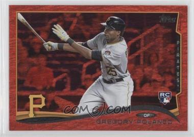 2014 Topps Update Series - [Base] - Red Hot Foil #US-221 - Gregory Polanco [Noted]