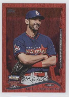 2014 Topps Update Series - [Base] - Red Hot Foil #US-258 - All-Star - Matt Carpenter [EX to NM]