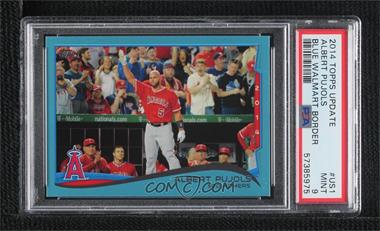 2014 Topps Update Series - [Base] - Wal-Mart Blue #US-1 - Checklist - Albert Pujols [PSA 9 MINT]