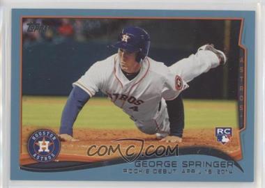 2014 Topps Update Series - [Base] - Wal-Mart Blue #US-210 - Rookie Debut - George Springer [Noted]