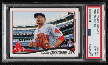 2014 Topps Update Series - [Base] #US-301 - Rookie Debut - Mookie Betts [PSA 10 GEM MT]