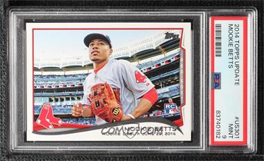 2014 Topps Update Series - [Base] #US-301 - Rookie Debut - Mookie Betts [PSA 9 MINT]