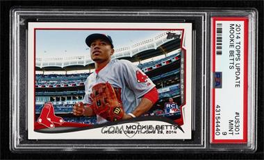 2014 Topps Update Series - [Base] #US-301 - Rookie Debut - Mookie Betts [PSA 9 MINT]