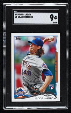 2014 Topps Update Series - [Base] #US-50.1 - Jacob deGrom (Pitching) [SGC 9 MINT]