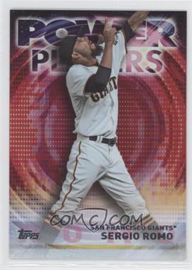 2014 Topps Update Series - Power Players #PPA-SR - Sergio Romo