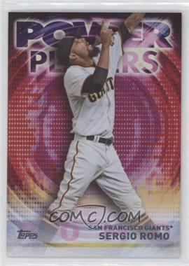 2014 Topps Update Series - Power Players #PPA-SR - Sergio Romo