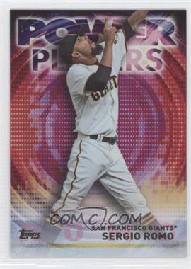 2014 Topps Update Series - Power Players #PPA-SR - Sergio Romo