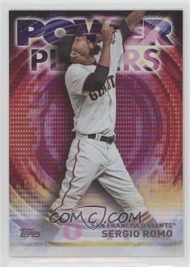 2014 Topps Update Series - Power Players #PPA-SR - Sergio Romo