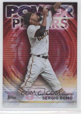 2014 Topps Update Series - Power Players #PPA-SR - Sergio Romo