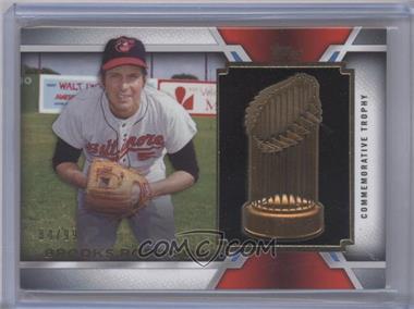 2014 Topps Update Series - World Series Champions Manufactured Commemorative Trophy - Gold #WSCT-BRO - Brooks Robinson /99