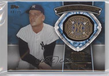 2014 Topps Update Series - World Series Champions Manufactured Rings - Gold Gems #WSR-RM - Roger Maris /25