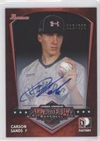 Carson Sands (2013 Under Armour) #/200