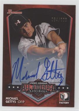 2015 Bowman - AFLAC/Under Armour All-American Game Autographs #5 - Michael Gettys (2013 Under Armour) /200