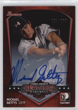 2015 Bowman - AFLAC/Under Armour All-American Game Autographs #5 - Michael Gettys (2013 Under Armour) /200