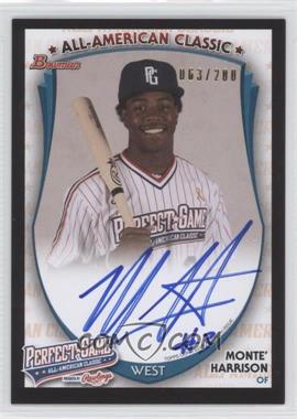 2015 Bowman - AFLAC/Under Armour All-American Game Autographs #PG-MH - Monte Harrison (2013 AFLAC) /200