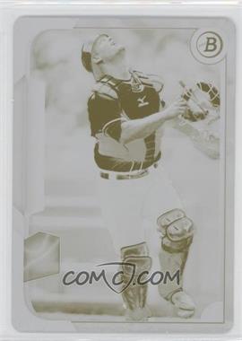 2015 Bowman - [Base] - Printing Plate Yellow #96 - Devin Mesoraco /1