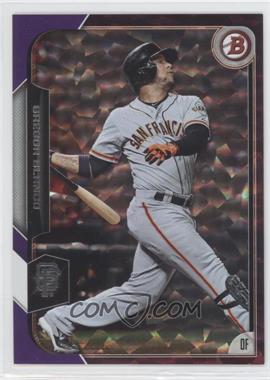 2015 Bowman - [Base] - Purple Ice #59 - Gregor Blanco /50