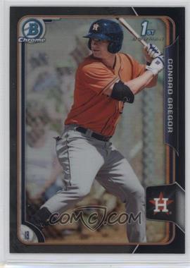 2015 Bowman - Chrome Prospects - Asia Exclusive Black Refractor #BCP55 - Conrad Gregor