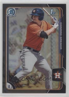 2015 Bowman - Chrome Prospects - Asia Exclusive Black Refractor #BCP55 - Conrad Gregor