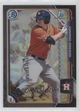 2015 Bowman - Chrome Prospects - Asia Exclusive Black Refractor #BCP55 - Conrad Gregor