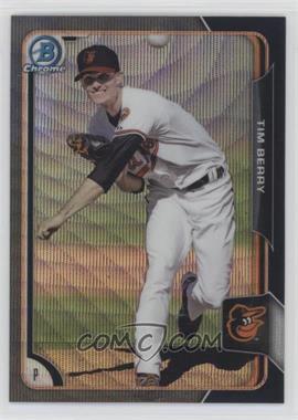 2015 Bowman - Chrome Prospects - Asia Exclusive Black Wave Refractor #BCP106 - Tim Berry
