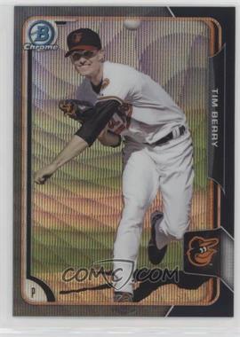 2015 Bowman - Chrome Prospects - Asia Exclusive Black Wave Refractor #BCP106 - Tim Berry