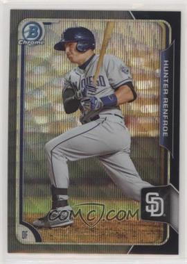 2015 Bowman - Chrome Prospects - Asia Exclusive Black Wave Refractor #BCP122 - Hunter Renfroe