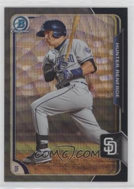 2015 Bowman - Chrome Prospects - Asia Exclusive Black Wave Refractor #BCP122 - Hunter Renfroe